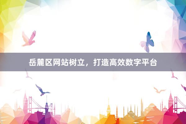 岳麓区网站树立，打造高效数字平台